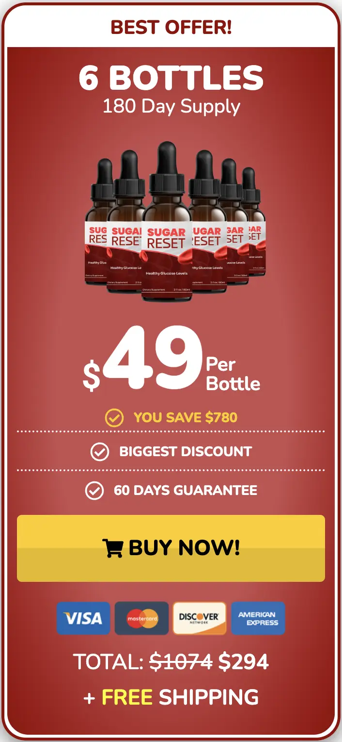 Sugar Reset Buy Six Bottles