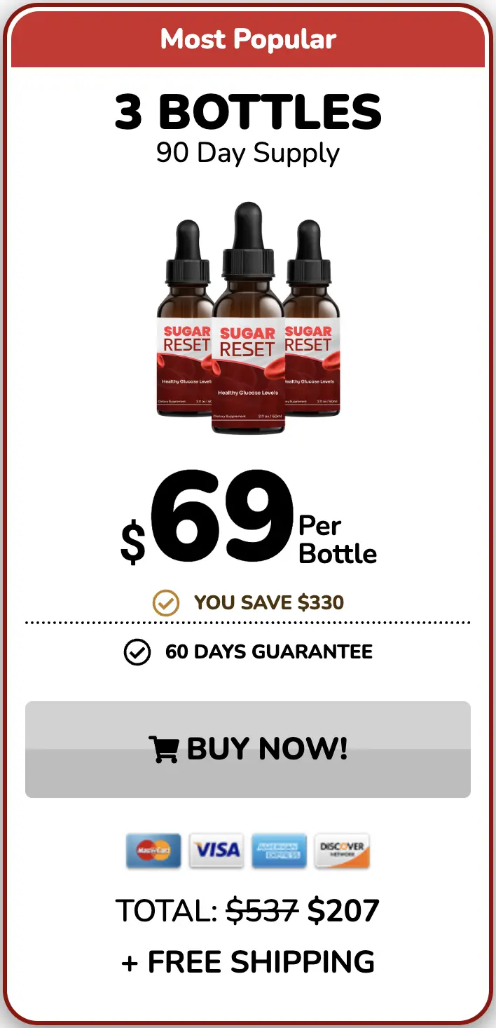 Sugar Reset Buy Three Bottles